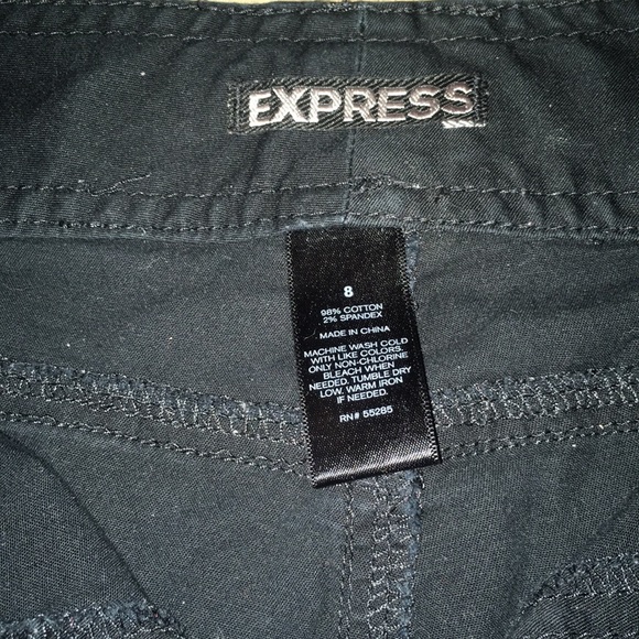 Black Express Shorts with zippier pocket accents - Picture 2 of 4